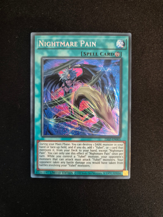 Carte Yu-Gi-Oh! Nightmare Pain 25LP-EN005 Secret Rare