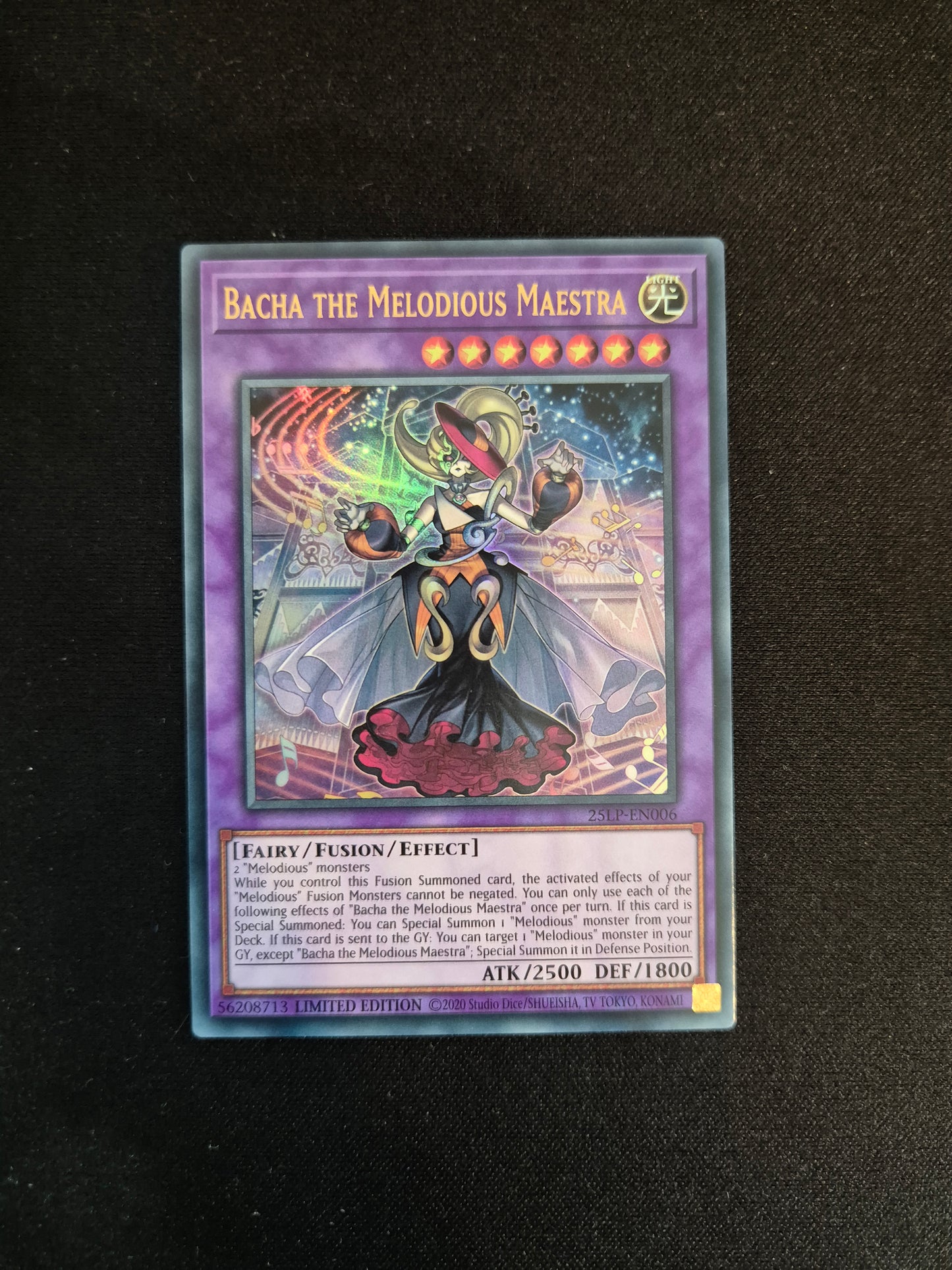 Carte Yu-Gi-Oh! Bacha The Melodious Maestra LP25-EN06 Ultra Rare