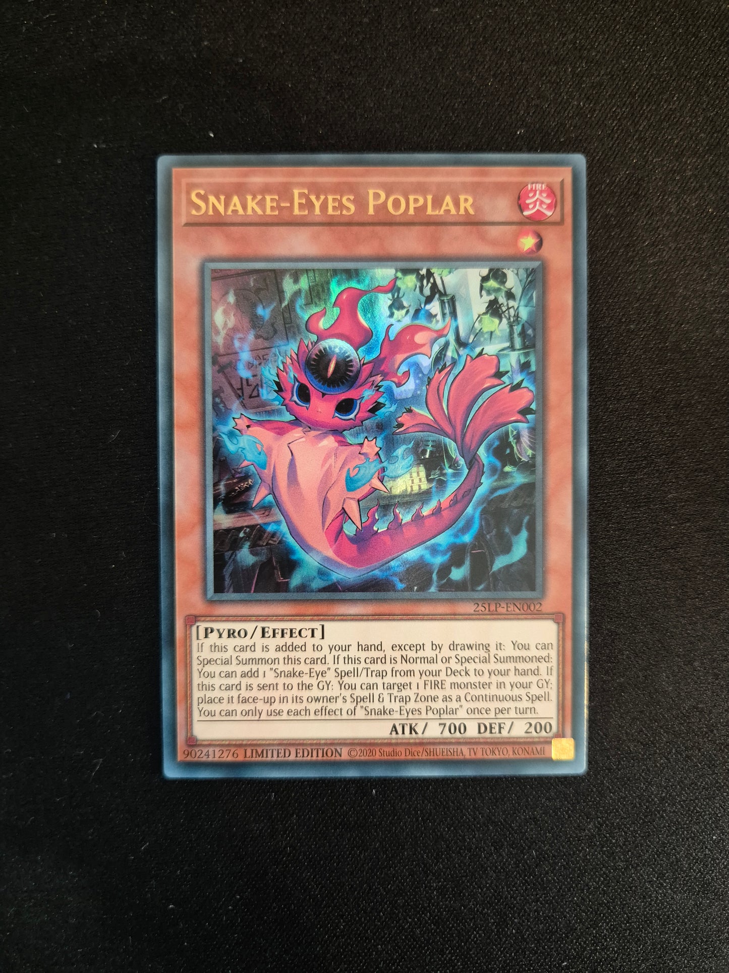 Carte Yu-Gi-Oh! Snake-Eyes Poplar LP25-EN02 Ultra Rare