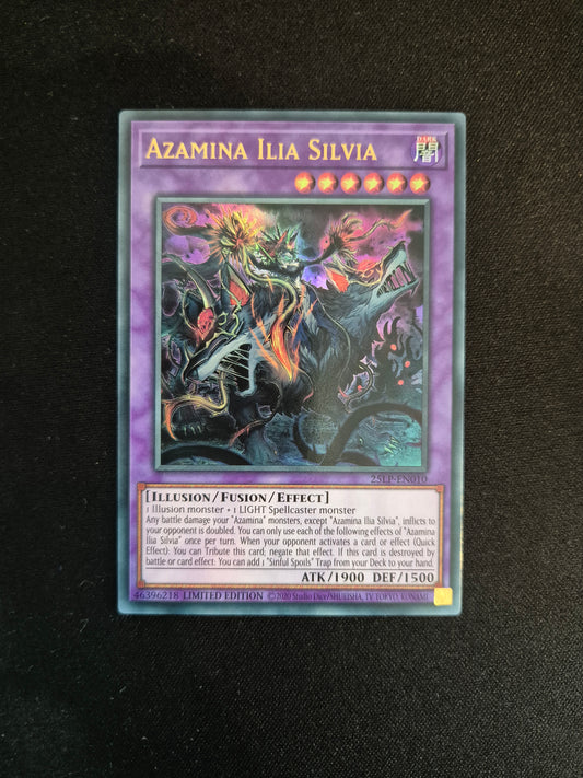 Carte Yu-Gi-Oh! Azamina Ilia Silvia LP25-EN010 Ultra Rare