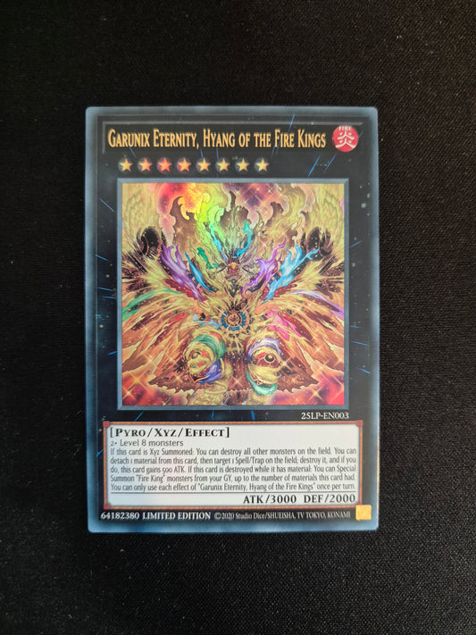 Carte Yu-Gi-Oh! Garunix Eternity Hyang of The Fire Kings LP25-EN003 Ultra Rare