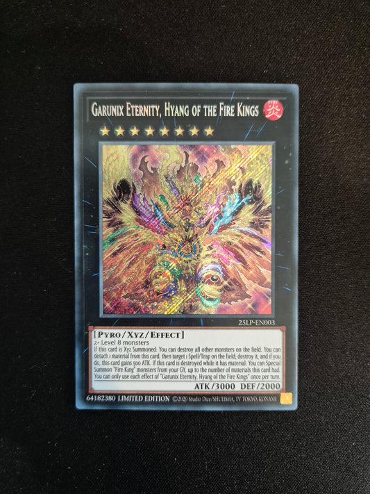 Carte Yu-Gi-Oh! Garunix Eternity Hyang of The Fire Kings LP25-EN003 Secret Rare