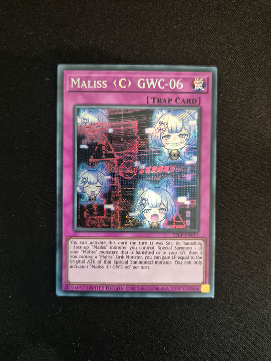 Carte Yu-Gi-Oh! Maliss C GWC-06 LP25-EN017 Secret Rare