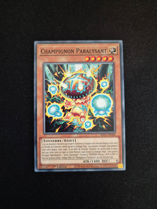 Carte Yu-Gi-Oh! Champignon Paralysant MP25-FR384