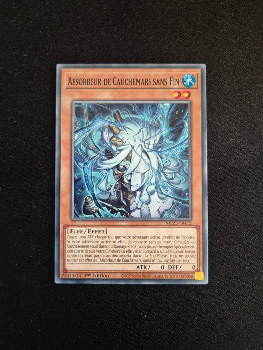 Carte Yu-Gi-Oh! Absorbeur de Cauchemars Sans Fin MP25-FR412