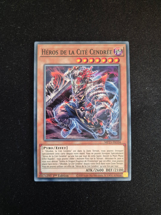 Carte Yu-Gi-Oh! Héros de la City Cendrée MP25-FR334