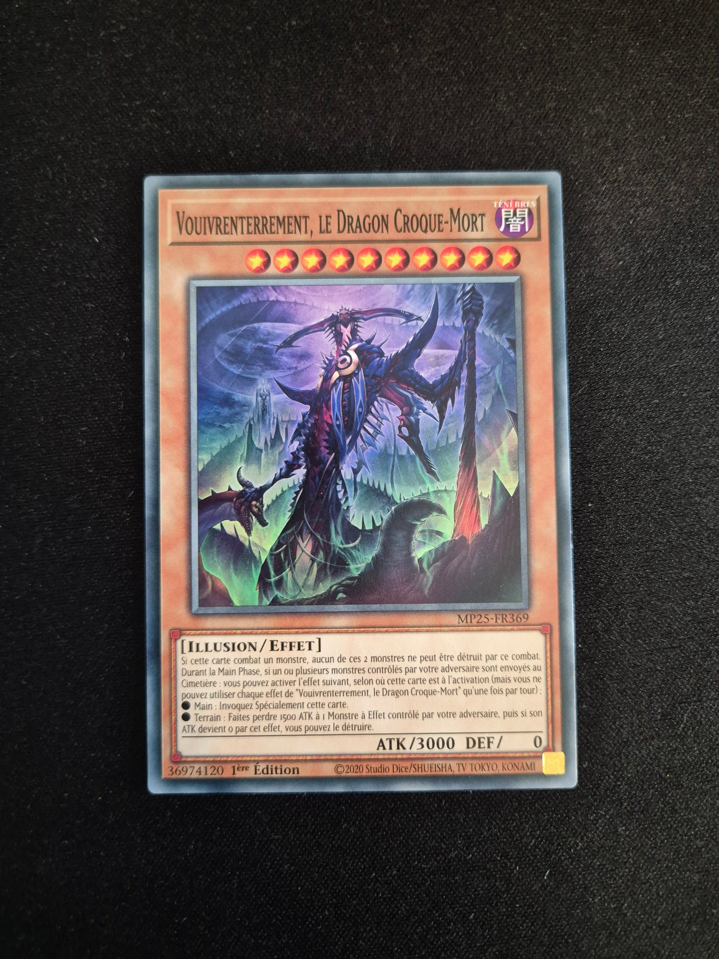 Carte Yu-Gi-Oh! Vouivrenterrement le Dragon Croque-Mort MP25-FR369