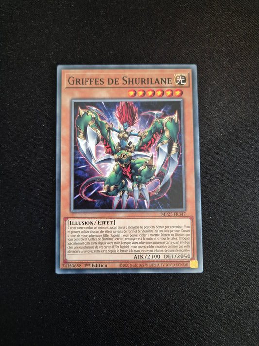 Carte Yu-Gi-Oh! Griffes de Shurilane MP25-FR347