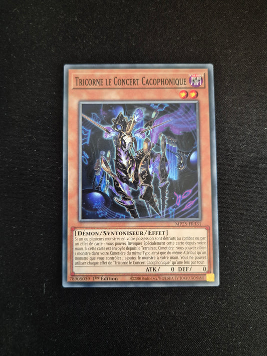 Carte Yu-Gi-Oh! Tricorne Le Concert Cacophonique MP25-FR331