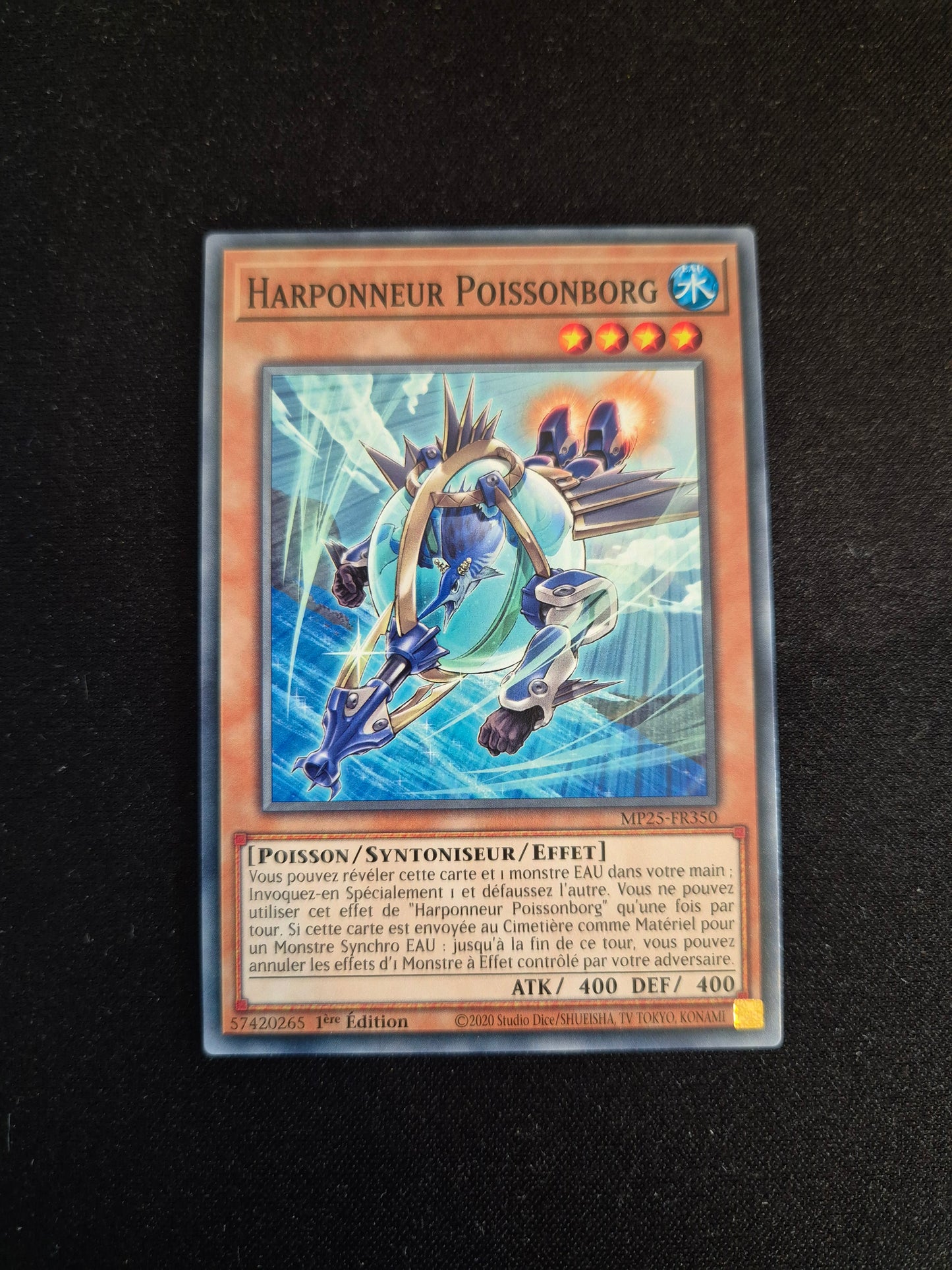 Carte Yu-Gi-Oh! Harponneur Poissonborg MP25-FR350