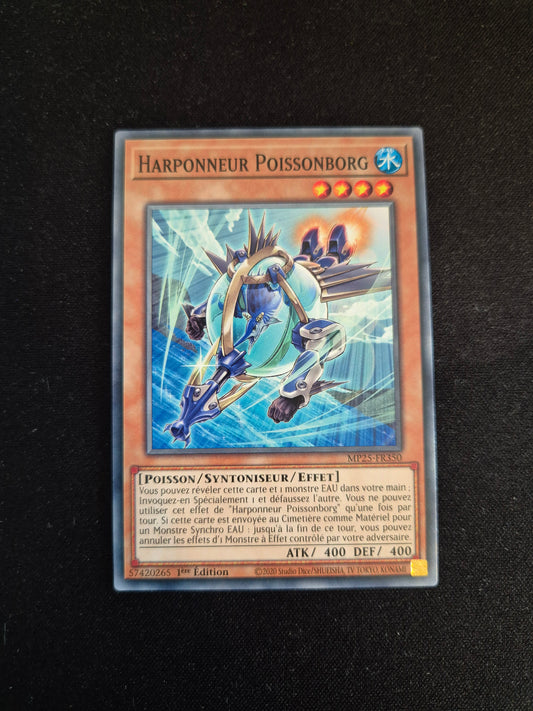 Carte Yu-Gi-Oh! Harponneur Poissonborg MP25-FR350