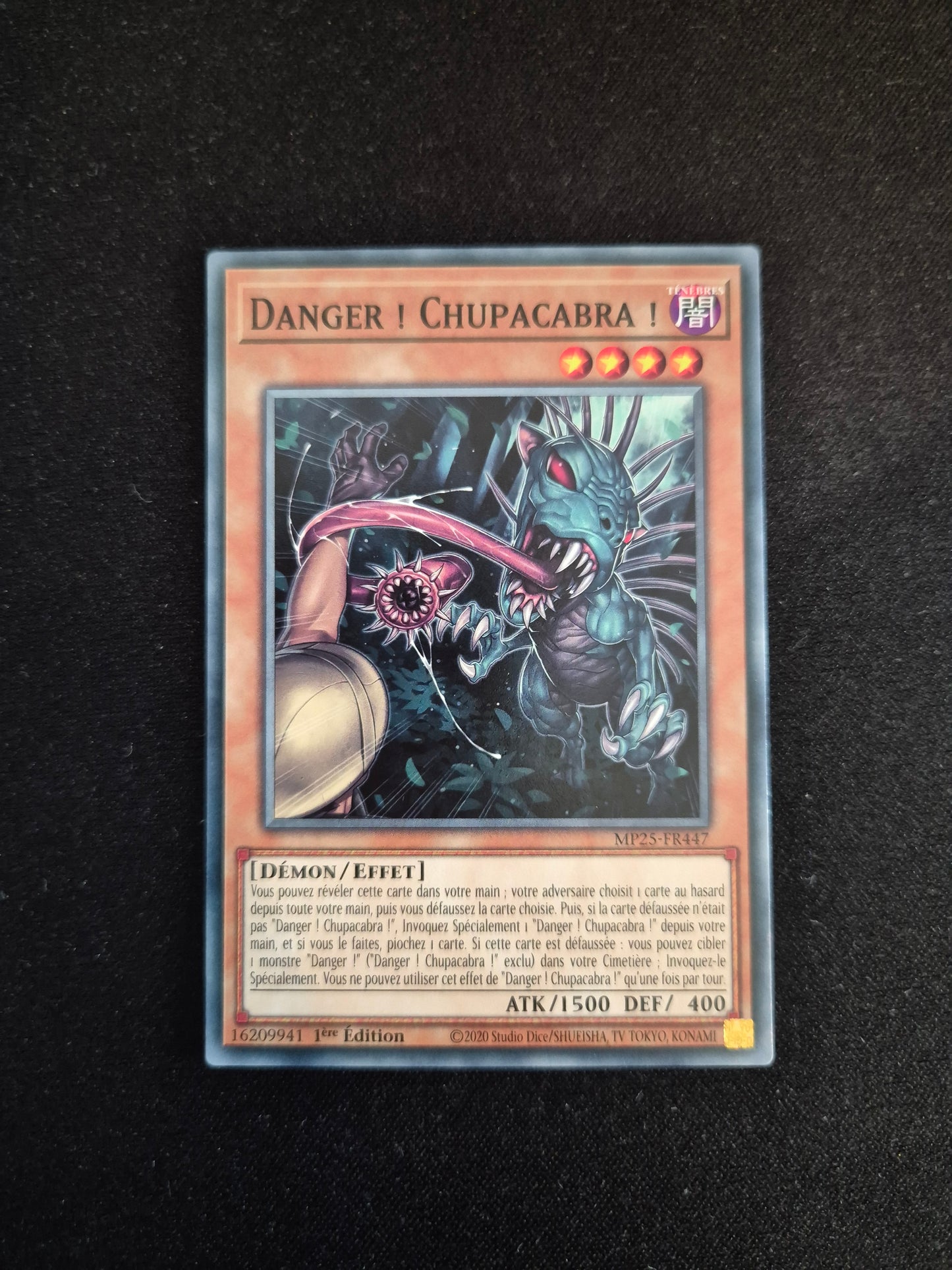 Carte Yu-Gi-Oh! Danger Chupacabra MP25-FR447