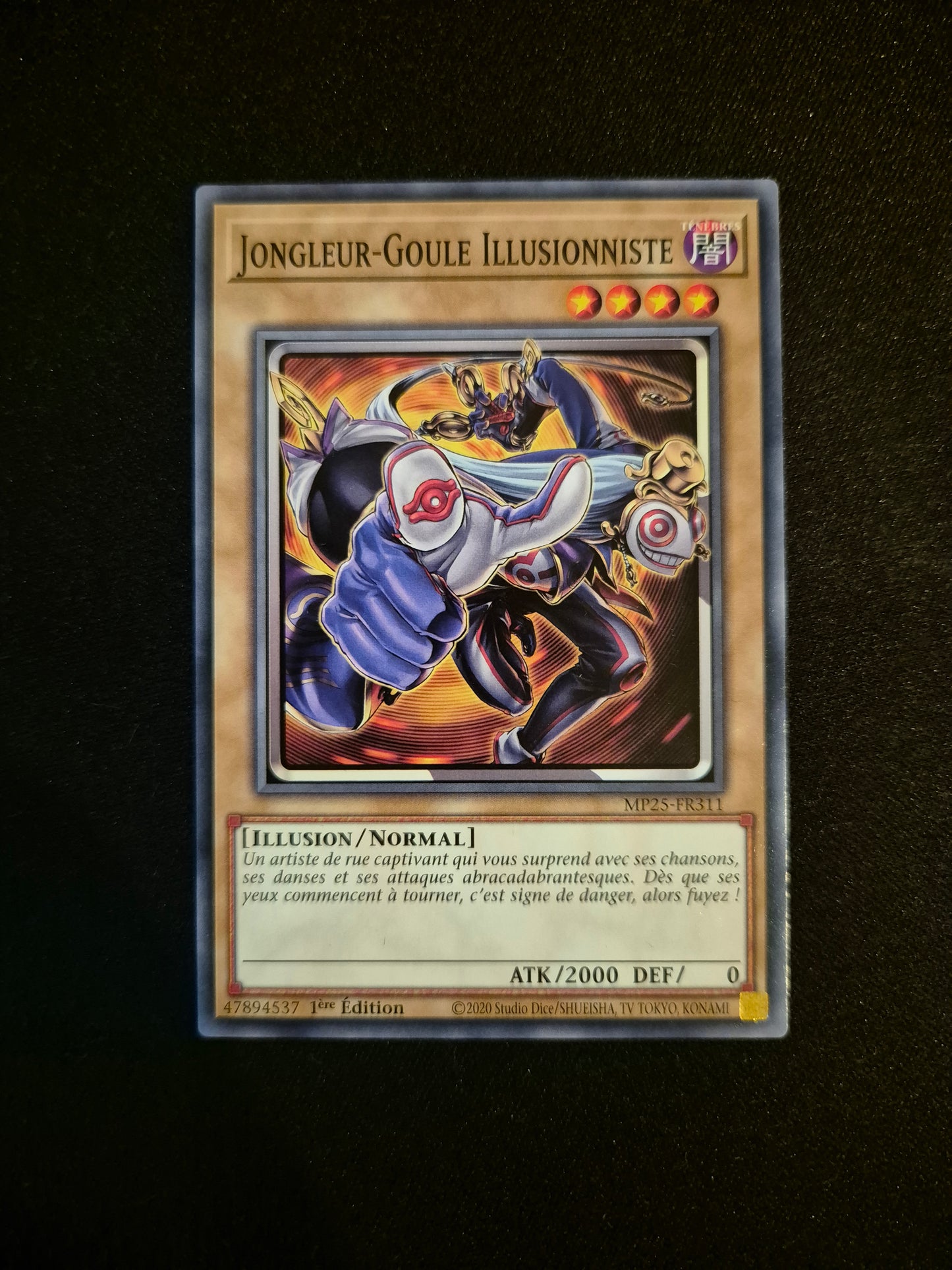 Carte Yu-Gi-Oh! Jongleur Goule Illusionniste MP25-FR311