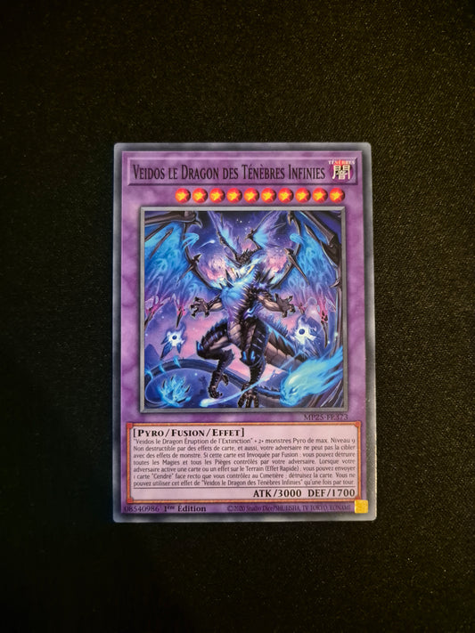 Carte Yu-Gi-Oh! Veidos le Dragon des Ténèbres Infinies MP25-FR373