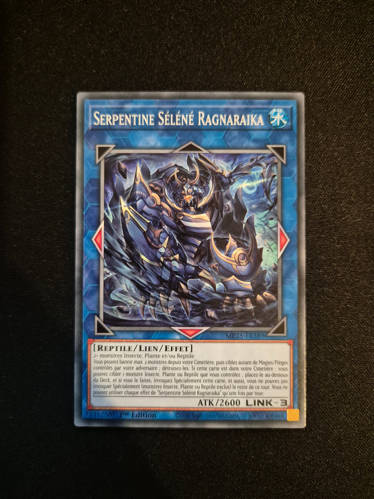 Carte Yu-Gi-Oh! Serpentine Séléné Ragnaraika MP25-FR389