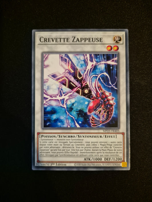 Carte Yu-Gi-Oh! Crevette Zappeuse MP25-FR405