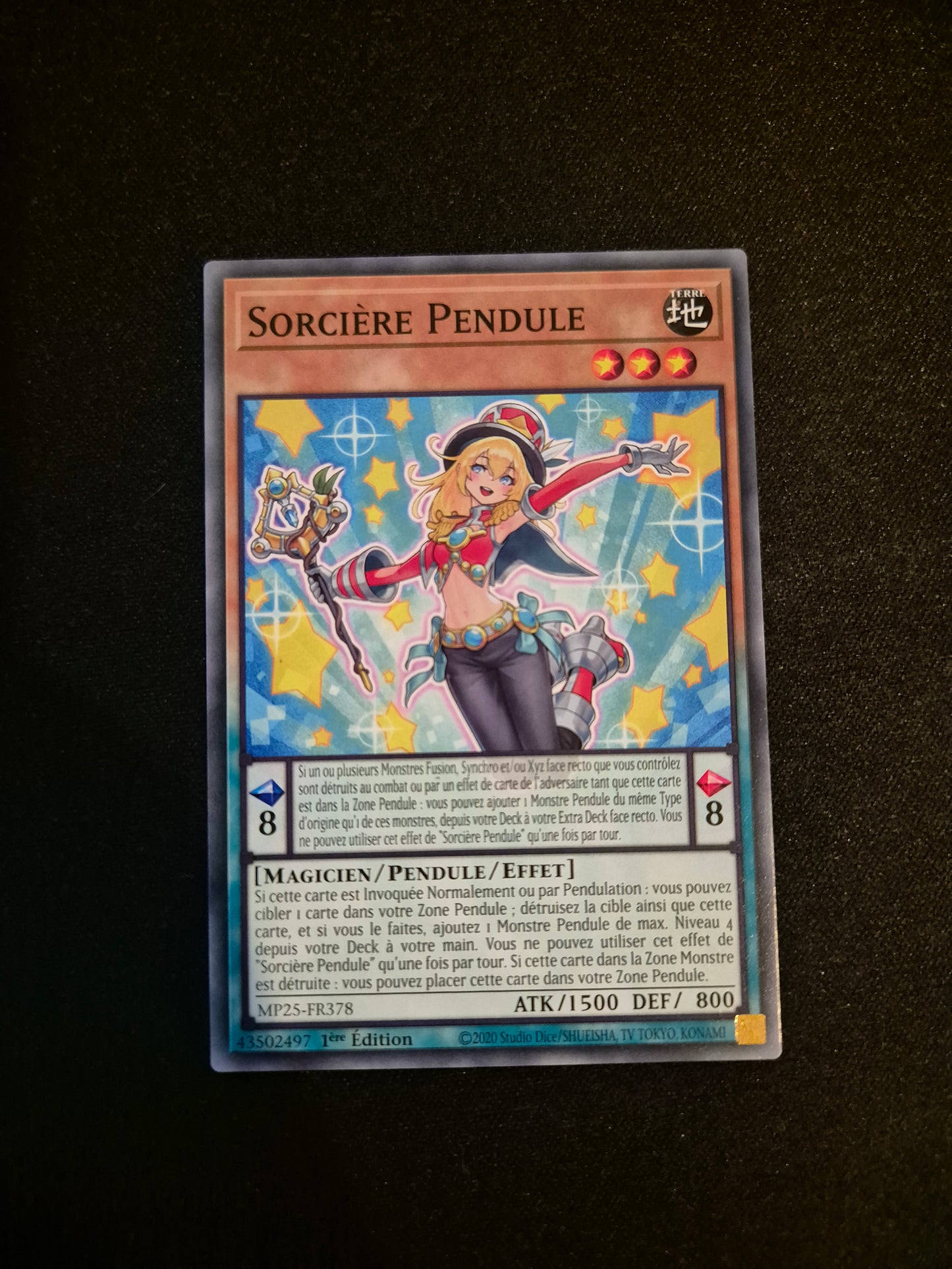 Carte Yu-Gi-Oh! Sorcière Pendule MP25-FR378