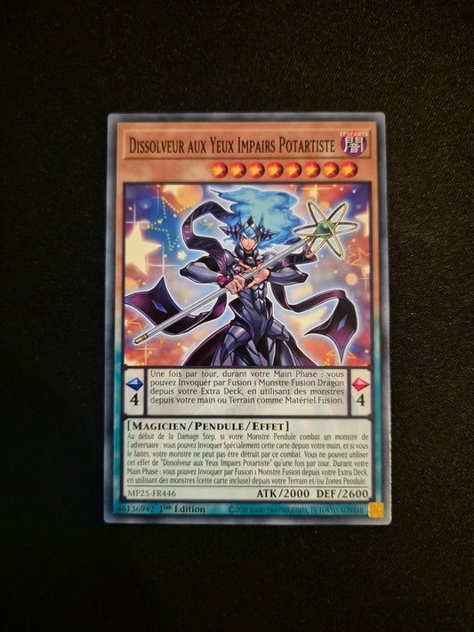 Carte Yu-Gi-Oh! Dissolveur Aux Yeux Impairs Potartiste MP25-FR446