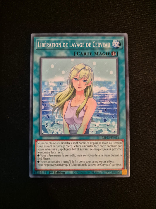 Carte Yu-Gi-Oh! Libération de Lavage de Cerveau MP25-FR431