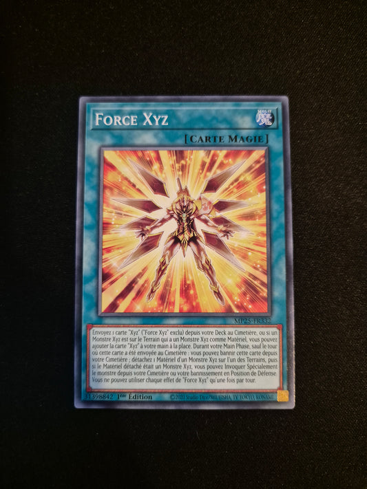 Carte Yu-Gi-Oh! Force XYZ MP25-FR332