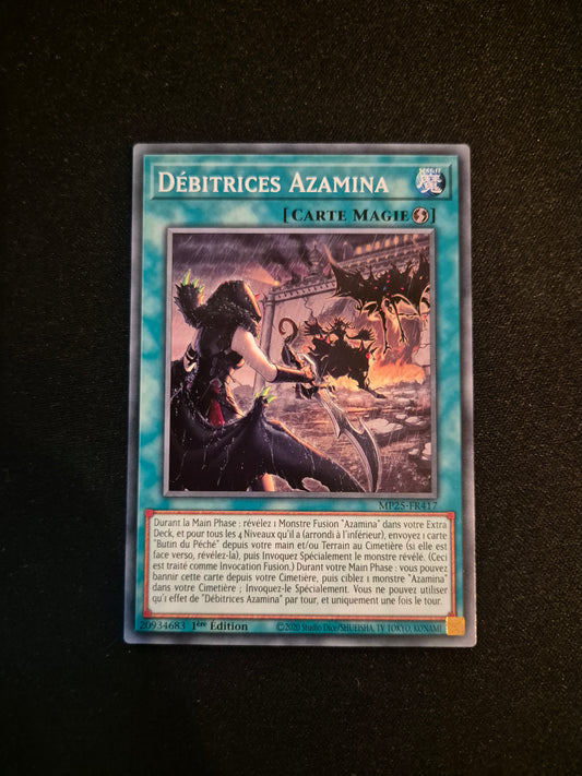 Carte Yu-Gi-Oh! Débitrices Azamina MP25-FR417