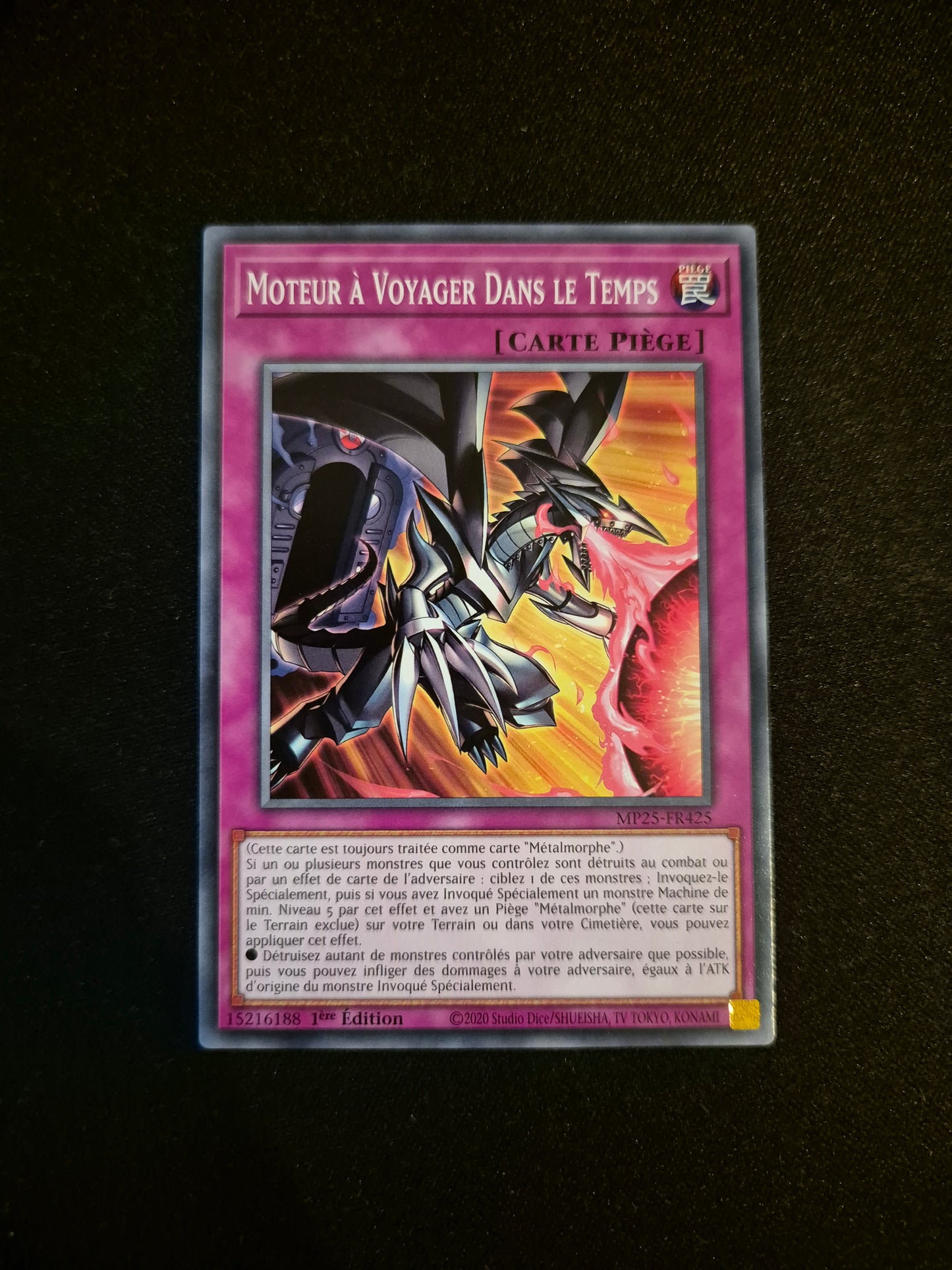 Carte Yu-Gi-Oh! Moteur à Voyager dans le Temps MP25-FR425