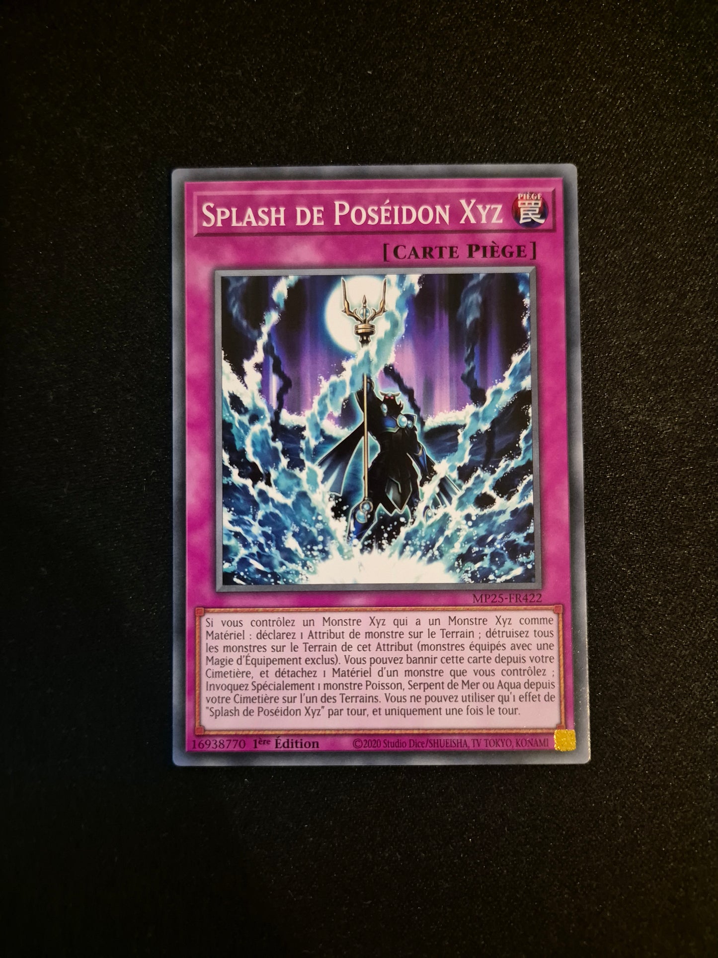 Carte Yu-Gi-Oh! Splash de Poséidon XYZ MP25-FR422