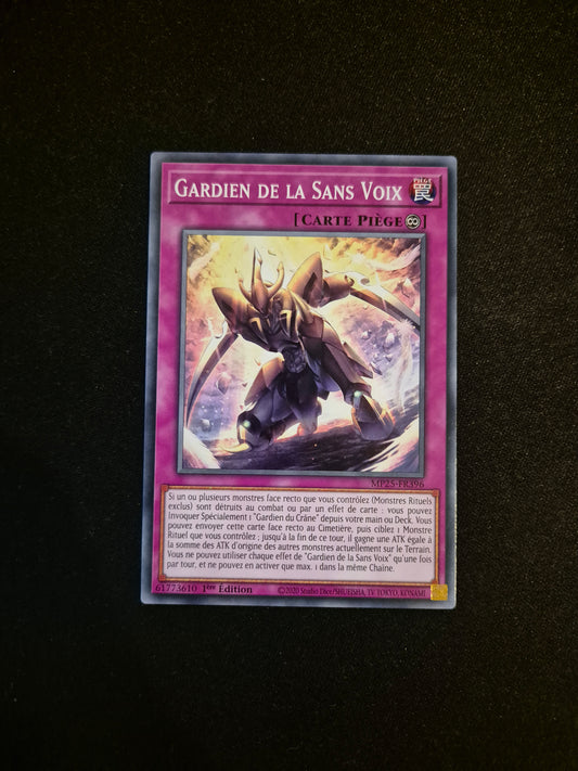 Carte Yu-Gi-Oh! Gardien de la Sans Voix MP25-FR396