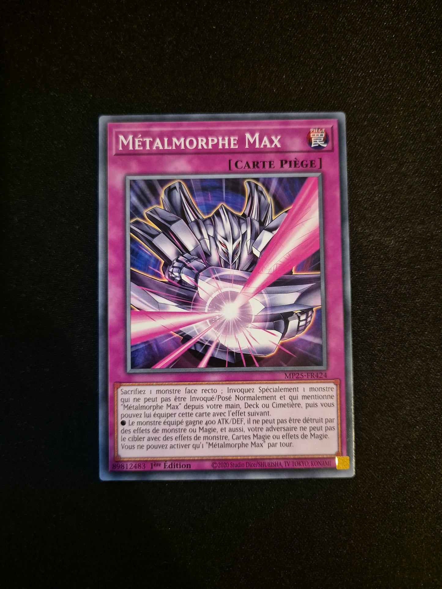 Carte Yu-Gi-Oh! Métalmorphe Max MP25-FR424