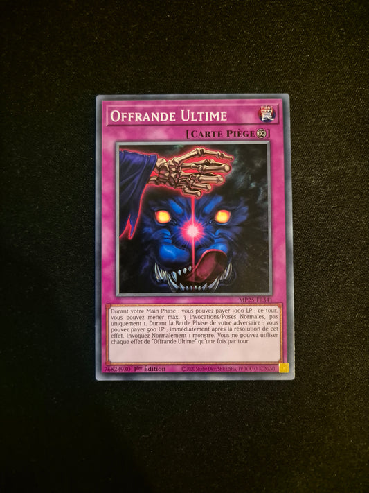 Carte Yu-Gi-Oh! Offrande Ultime MP25-FR341