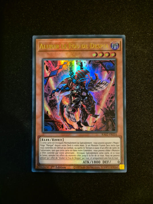 Carte Yu-Gi-Oh! Aluber le Fou de Despia RA02-FR016 Ultra Rare
