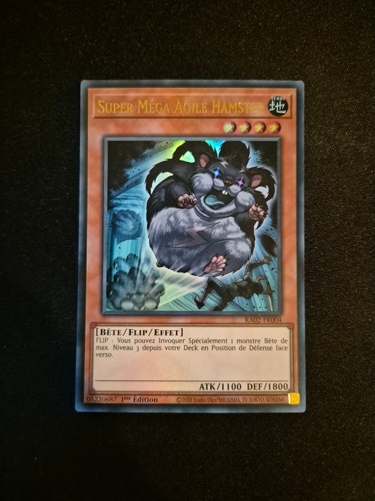 Carte Yu-Gi-Oh! Super Méga Agile Hamster RA02-FR004 Ultra Rare