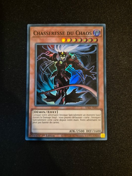 Carte Yu-Gi-Oh! Chasseresse du Chaos RA02-FR007 Super Rare