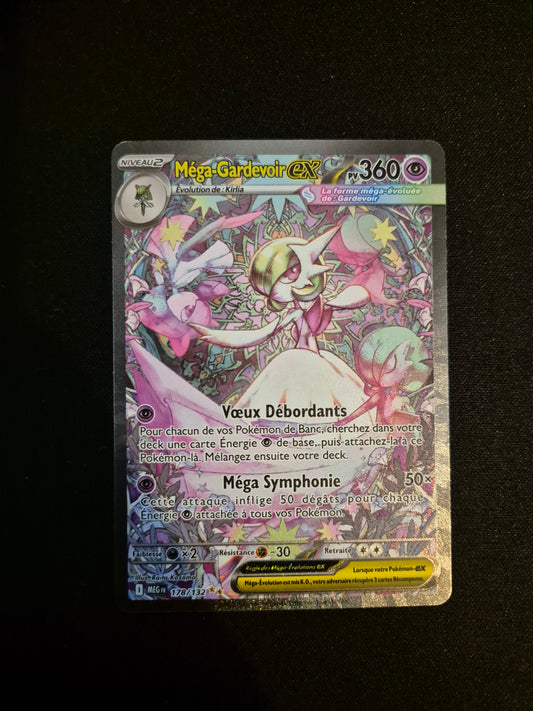 Carte Pokémon Méga-Gardevoir EX Special Illustration Rare SIR 178/132 ME01 Méga-Évolution