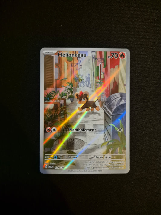 Carte Pokémon Hélionceau Art Rare AR 139/132  ME01 Méga-Évolution