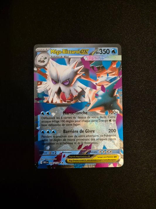 Carte Pokémon Méga-Blizzaroi EX 036/132 ** ME01 Méga-Évolution
