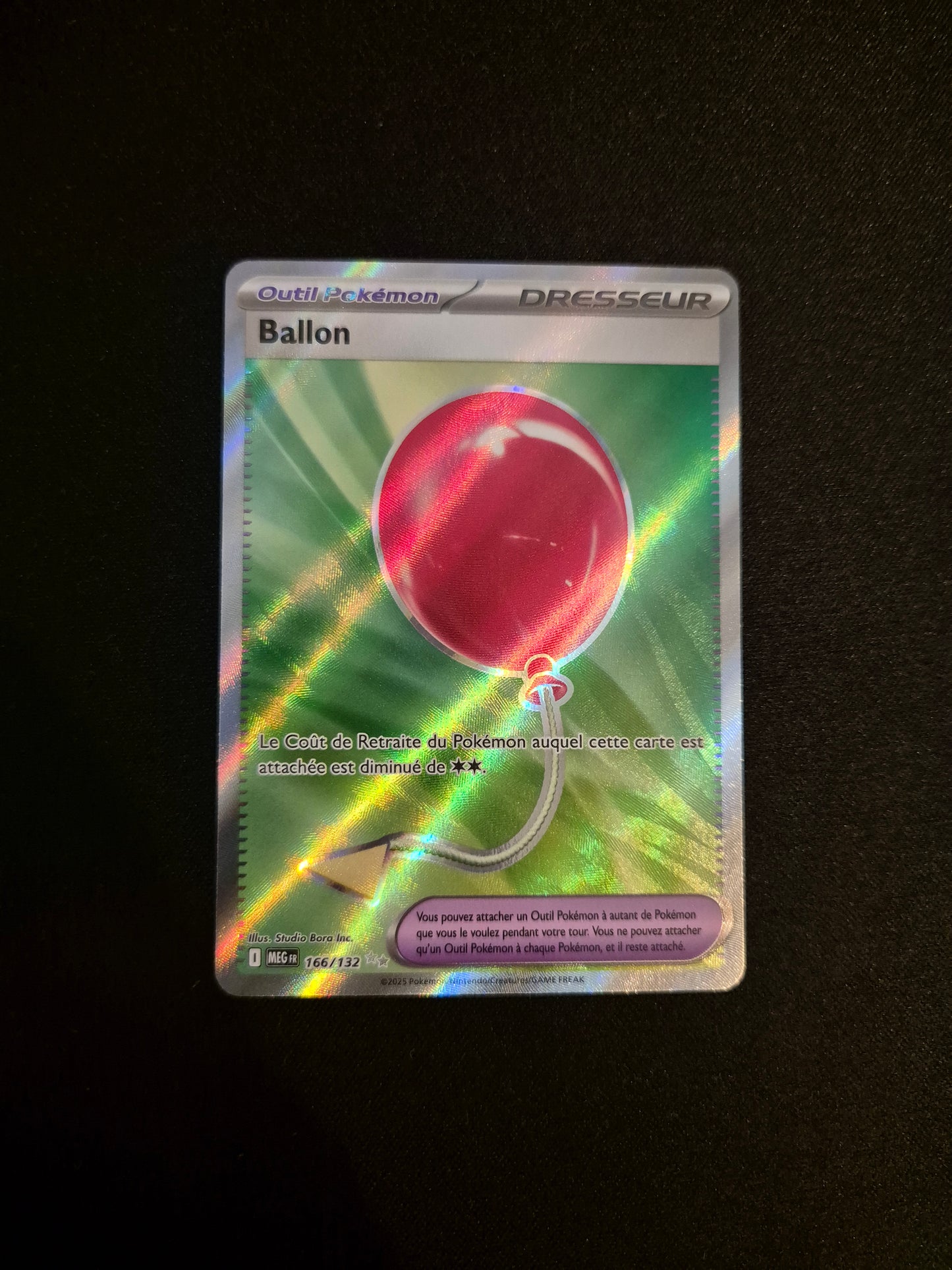 Carte Pokémon Ballon Full Art 166/132 ** ME01 Méga-Évolution