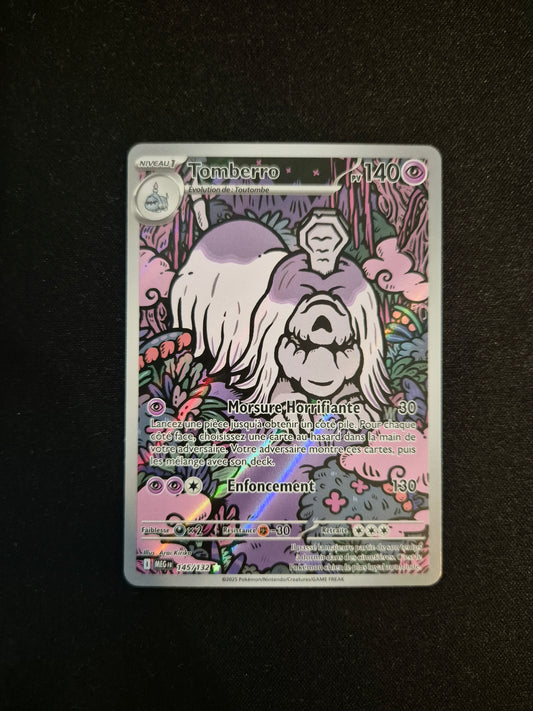 Carte Pokémon Tomberro Art Rare AR 145/132 ME01 Méga-Évolution