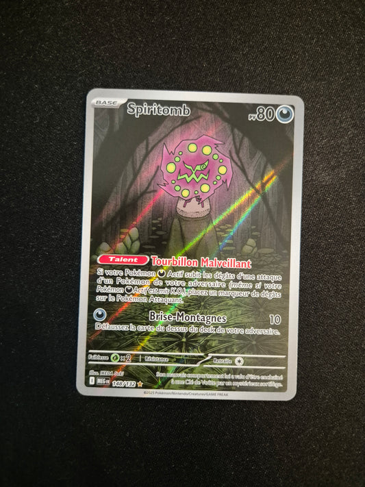 Carte Pokémon Spiritomb Art Rare AR 148/132 ME01 Méga-Évolution