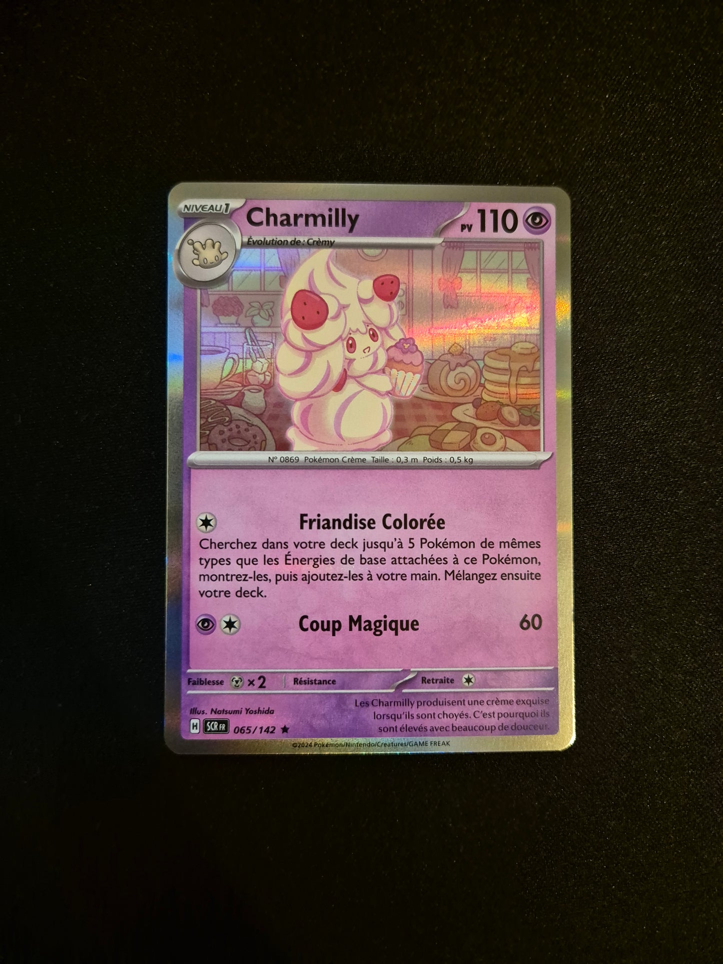 Carte Pokémon Charmilly Holo 065/142 SCR EV07 Couronne Stellaire