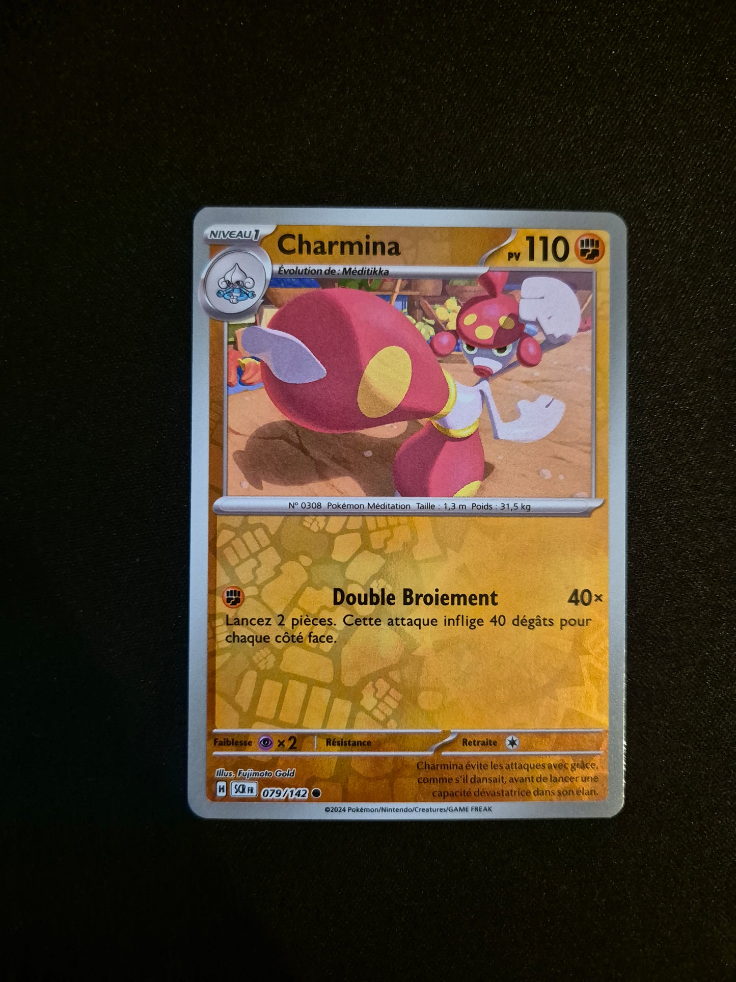 Carte Pokémon Charmina Reverse 079/142 SCR EV07 Couronne Stellaire