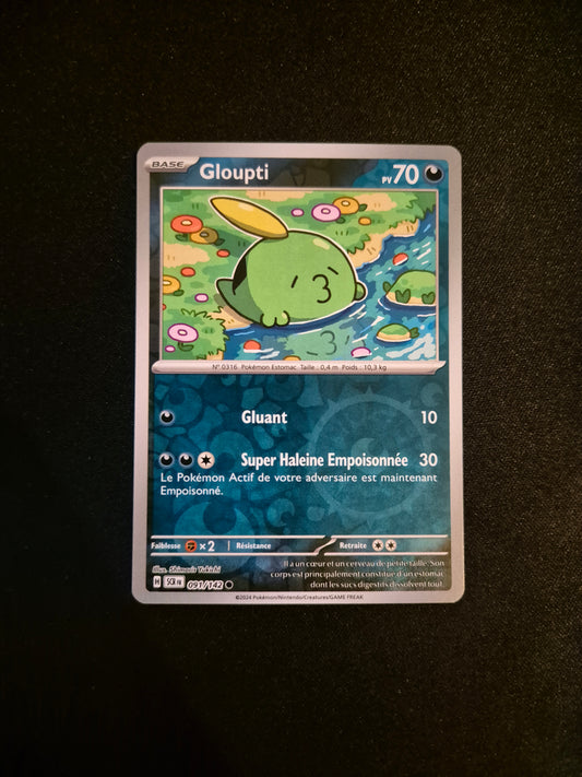 Carte Pokémon Gloupti Reverse 091/142 SCR EV07 Couronne Stellaire