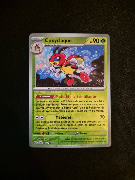 Carte Pokémon Coxyclaque Reverse 003/142 SCR EV07 Couronne Stellaire