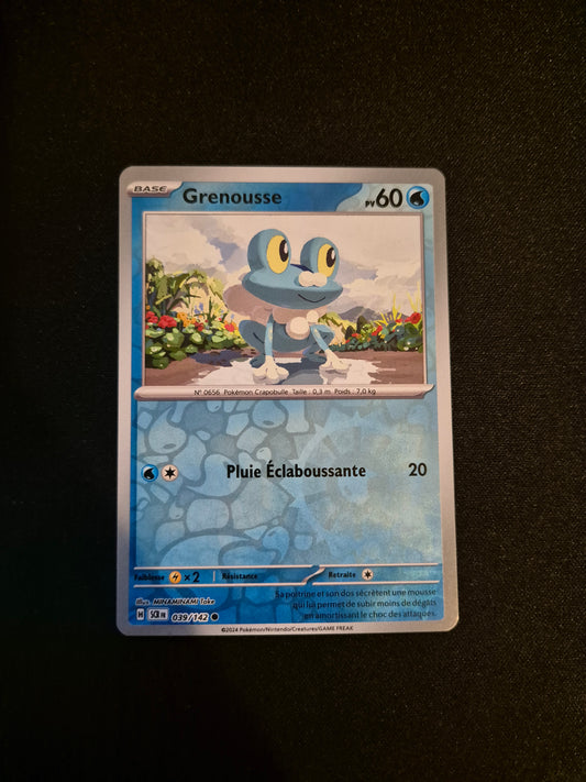 Carte Pokémon Grenousse Reverse 039/142 SCR EV07 Couronne Stellaire