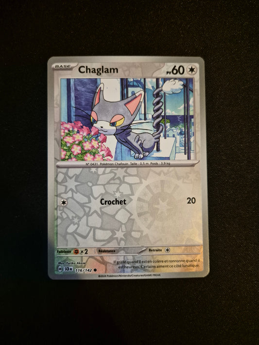Carte Pokémon Chaglam Reverse 116/142 SCR EV07 Courrone Stellaire