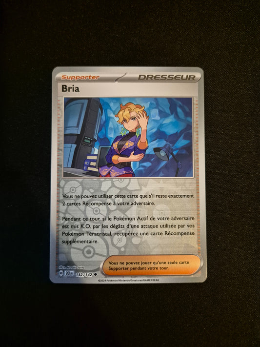 Carte Pokémon Bria Reverse 132/142 SCR EV07 Courrone Stellaire
