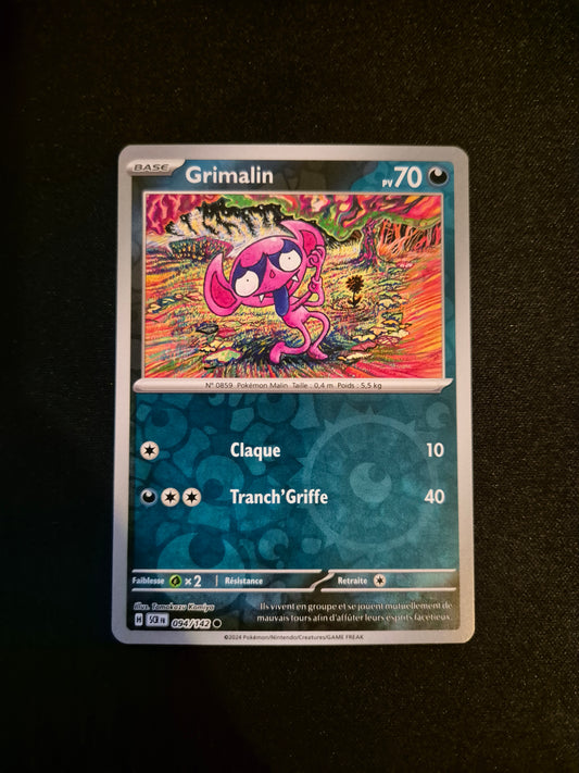 Carte Pokémon Grimalin Reverse 094/142 SCR EV07 Courrone Stellaire