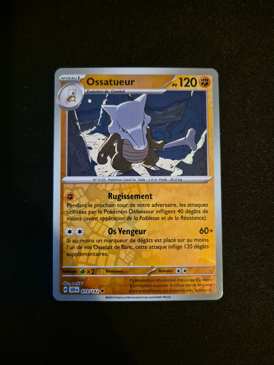 Carte Pokémon Ossatueur Reverse 073/142 SCR EV07 Courrone Stellaire