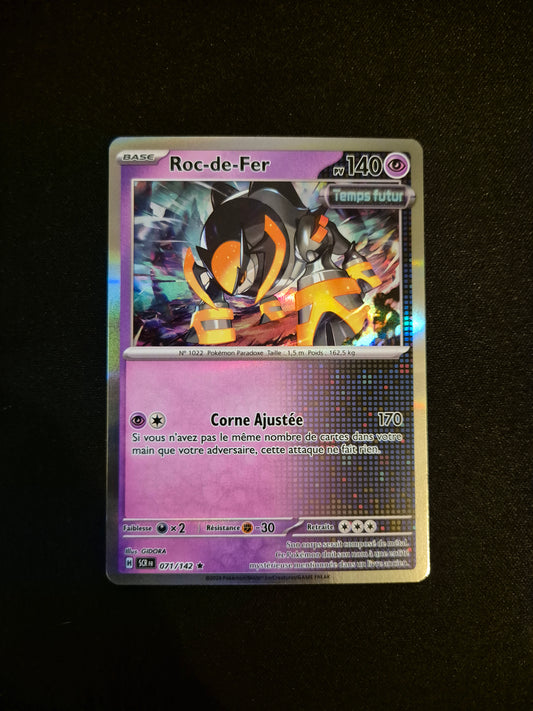 Carte Pokémon Roc-de-Fer Holo 071/142 SCR EV07 Courrone Stellaire