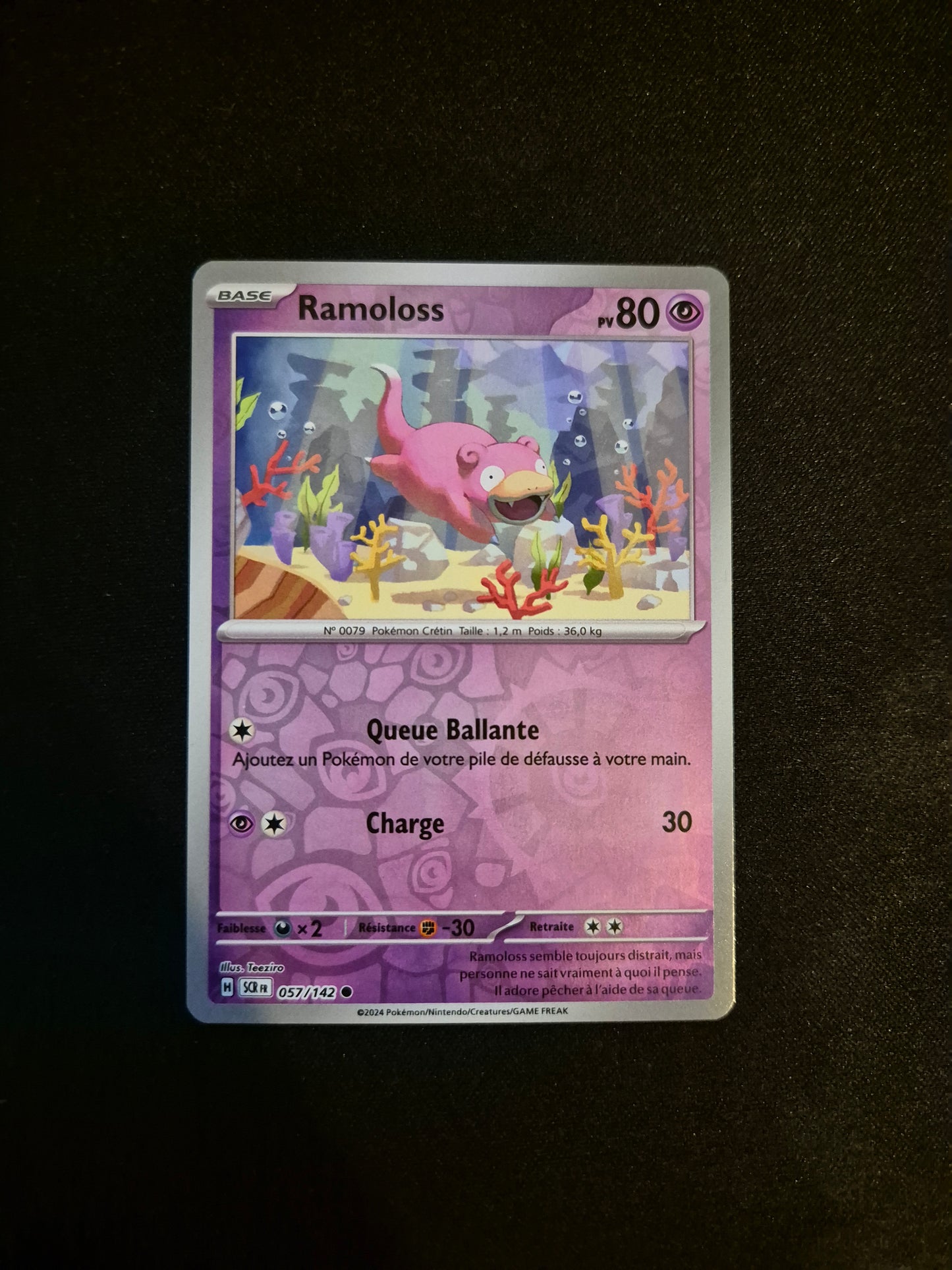 Carte Pokémon Ramoloss Reverse 057/142 SCR EV07 Courrone Stellaire